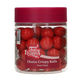 FunCakes Choco Crispy Balls - Pearl Red 130g