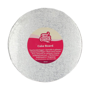 FC Cake Board Rond Ø22,5 cm  Zilver