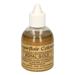 Sugarflair Airbrush Colouring -Royal Gold- 60ml