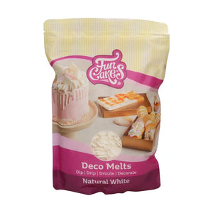 FunCakes Deco Melts Natural White Geen E171  250g